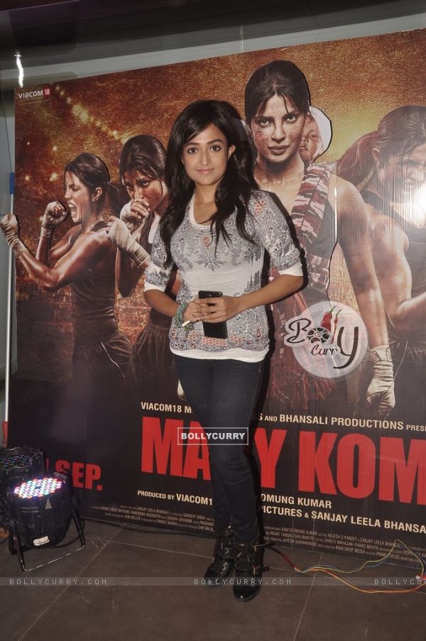 Monali Thakur was seen at the Special Screening of Mary Kom