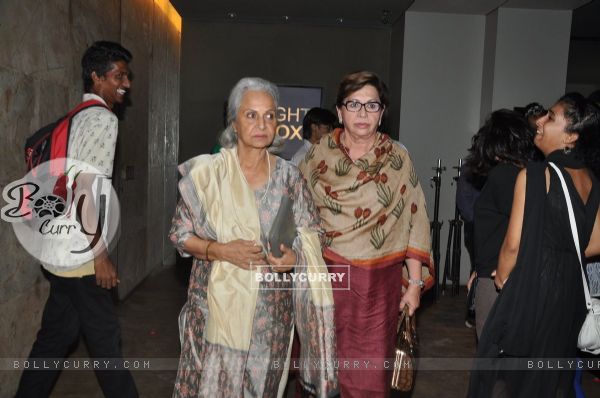 Waheeda Rehman and Helen were seen at the Screening of Mary Kom (335970)