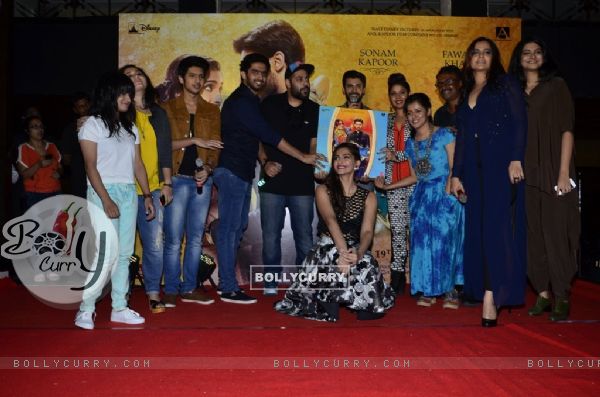Cast and Crew at the Music Launch of Khoobsurat (335996)