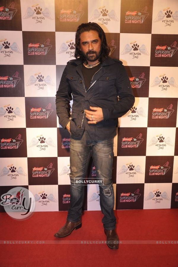 Mukul Dev poses for the media at the Launch of Heavens Dog Resturant