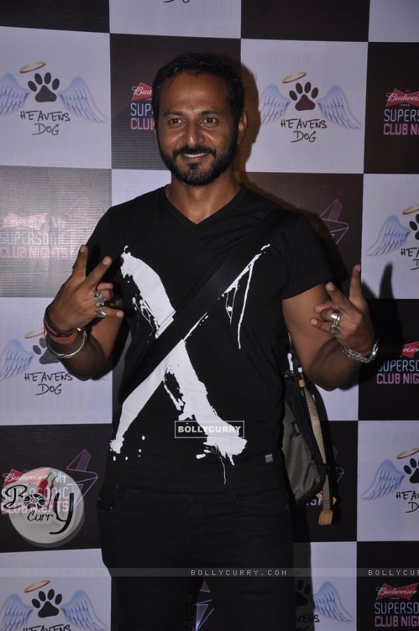 Nikhil Chinapa poses for the media at the Launch of Heavens Dog Resturant