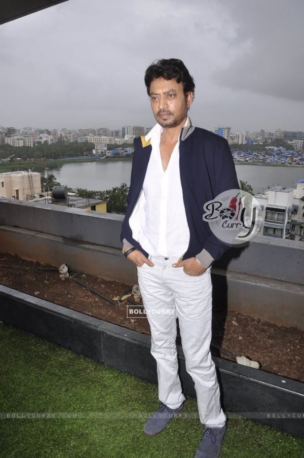 Irrfan Khan poses for the media at the Launch of Vashu Bhagnani's New Film