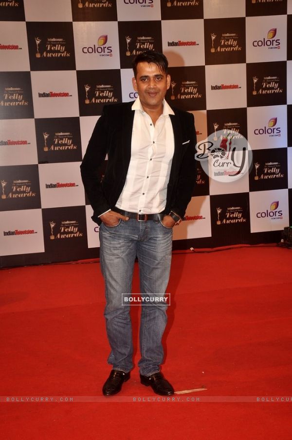 Ravi Kissen was at the Indian Telly Awards