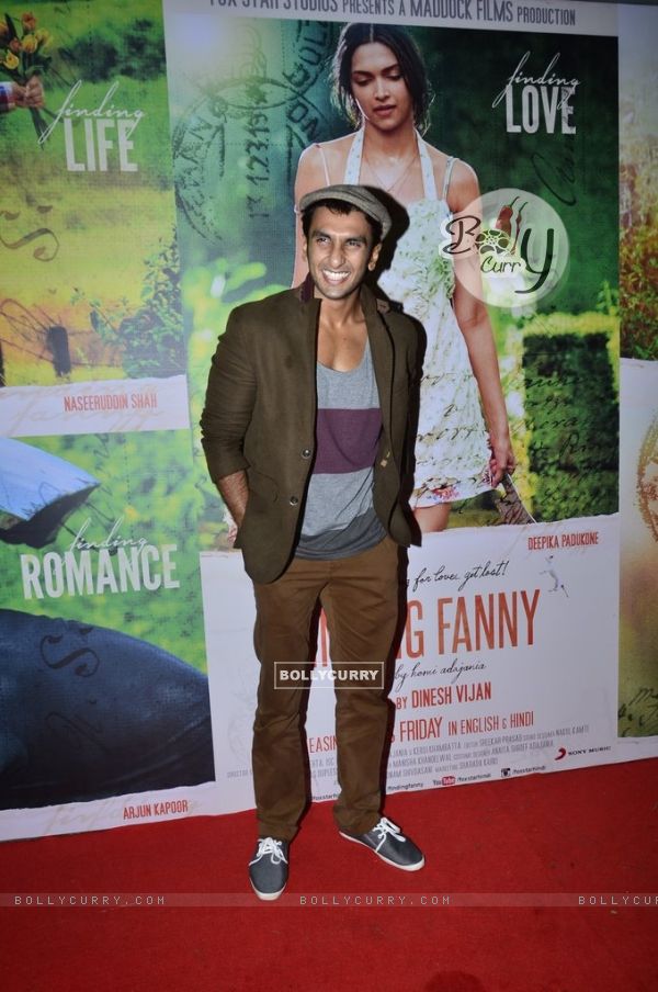 Ranveer Singh was seen at the Special Screening of Finding Fanny (336719)