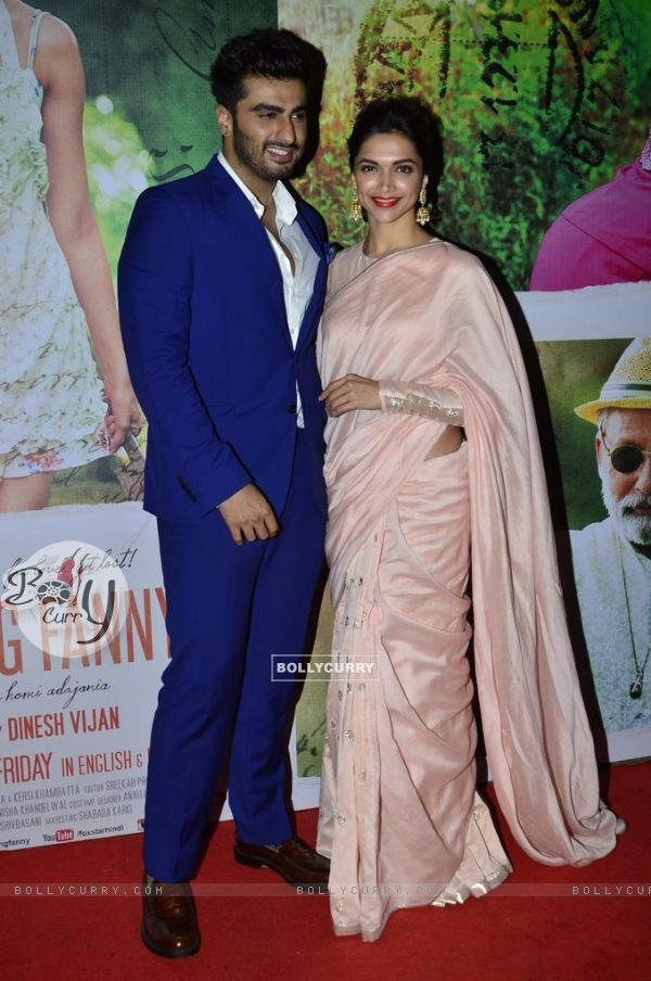 Arjun Kapoor and Deepika Padukone at the Special Screening of Finding Fanny
