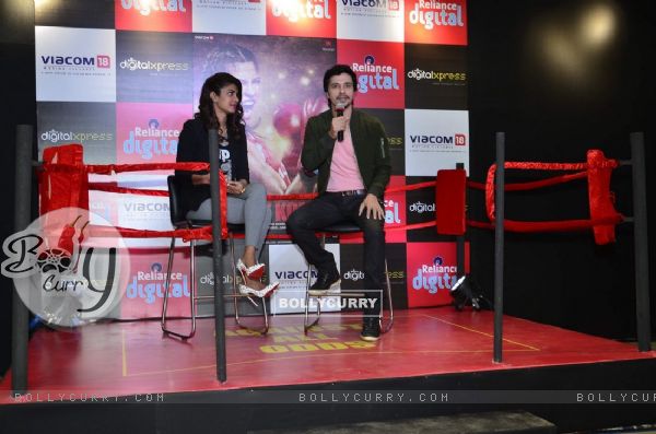 Darshan Kumar addresses the Promotions of Mary Kom at Reliance Outlet