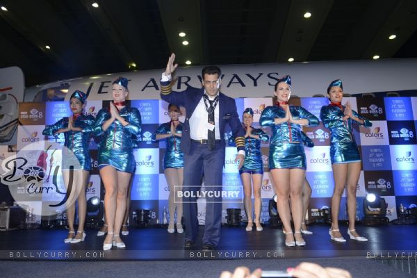 Salman Khan performs at the Launch of Bigg Boss 8