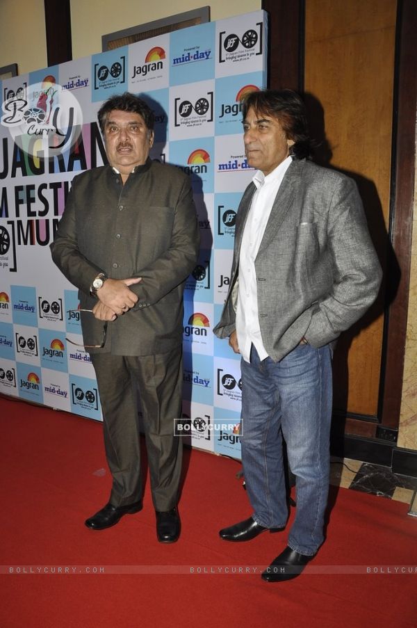 Raza Murad poses for the media at 5th Jagran Film Festival Mumbai