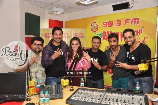 Team poses for the media at the Promotion of the Movie 3AM at Radio Mirchi (337496)