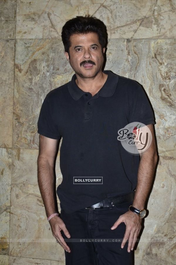 Anil Kapoor poses for the media at the Special Screening of Khoobsurat