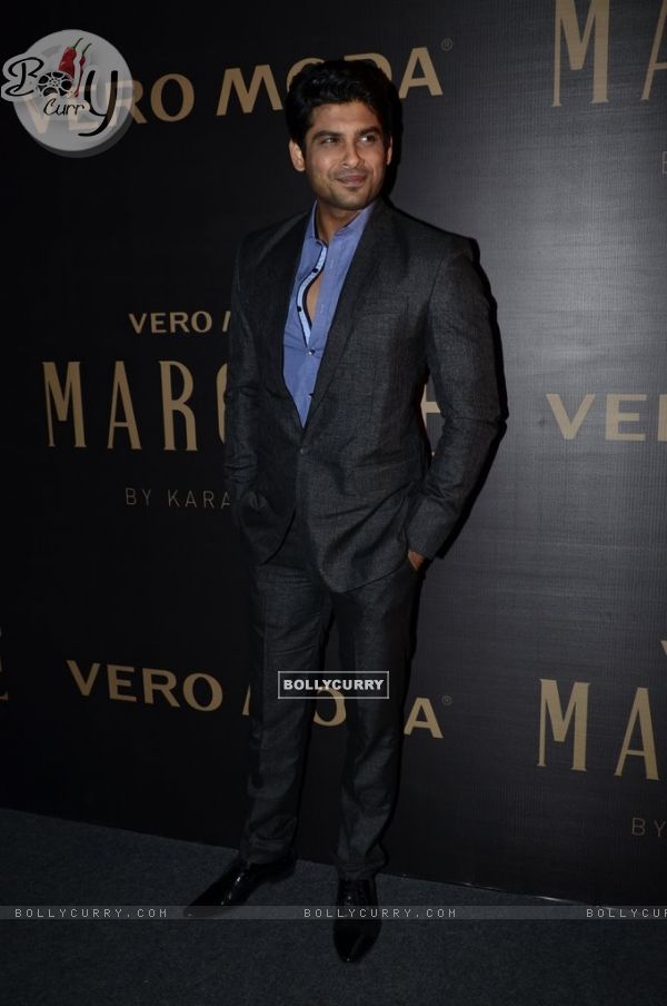 Siddharth Shukla poses for the media at the Launch of Vero Moda MARQUEE Collection