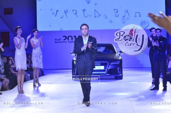 Varun Bahl walks the ramp at his Show for Audi