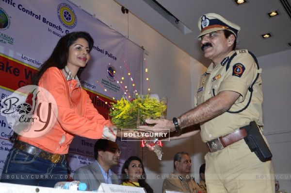 Bhairavi Goswami felicitated at Make way for Ambulance Event