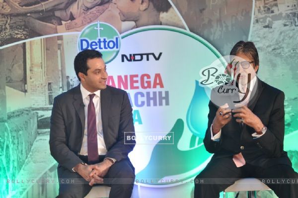Amitabh Bachchan at Dettol Banega Swachh India Campaign Launch