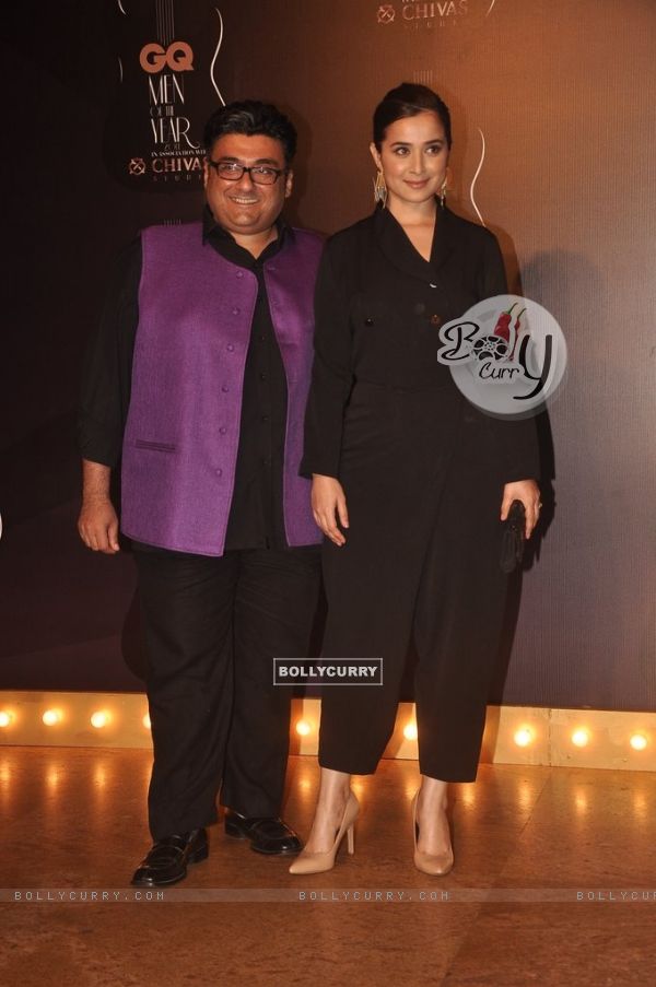 Simone Singh with her husband at the GQ Men of the Year Awards