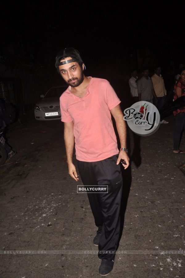 Siddhant Kapoor poses for the media at the Special Screening of Haider