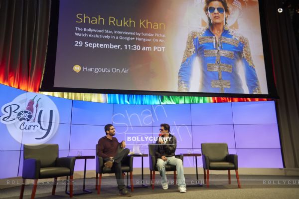 Shah Rukh Khan snapped at the Google Headquarters