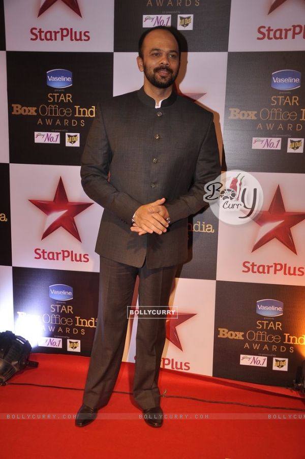 Rohit Shetty poses for the media at Star Box Office Awards
