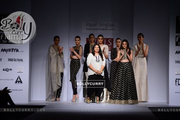 Aditi Rao Hydari walks the ramp for Payal Sinhal at the Wills Lifestyle India Fashion Week Day 3