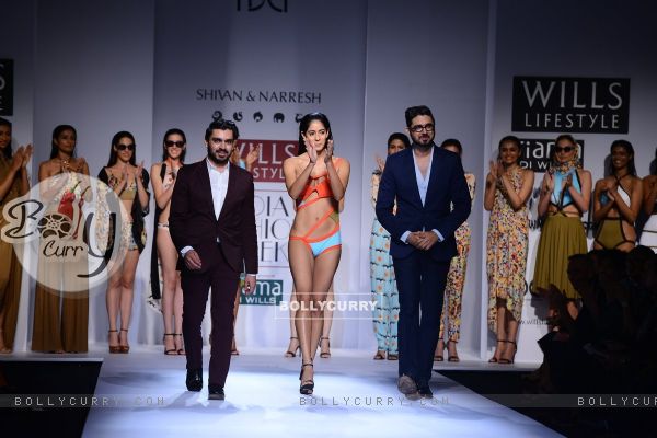 Shivan & Narresh showcase their collection at the Wills Lifestyle India Fashion Week Day 3