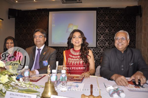 Juhi Chawla snapped at the Vocational Excellence Award Ceremony