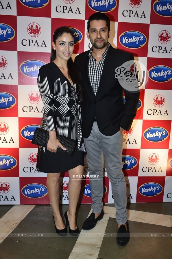 Aftab Shivdasani with his fiance at the Breast Cancer Awareness Programme