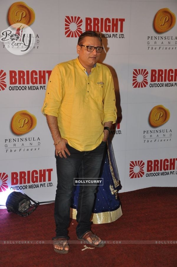 Manoj Joshi at the Bright Outdoor Advertising Party