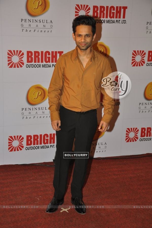 Rahul Vaidya was seen at the Bright Outdoor Advertising Party