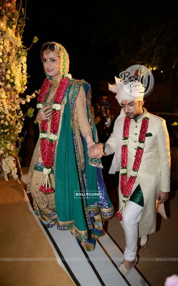 Dia Mirza and Sahil Sangha snapped on their Wedding Day