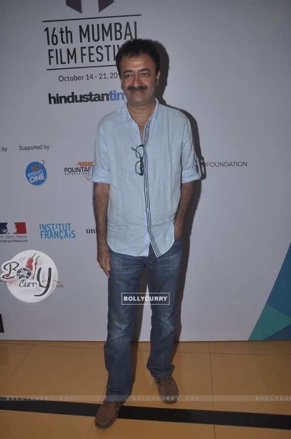 Rajkumar Hirani was seen at the 16th MAMI Film Festival Day 4