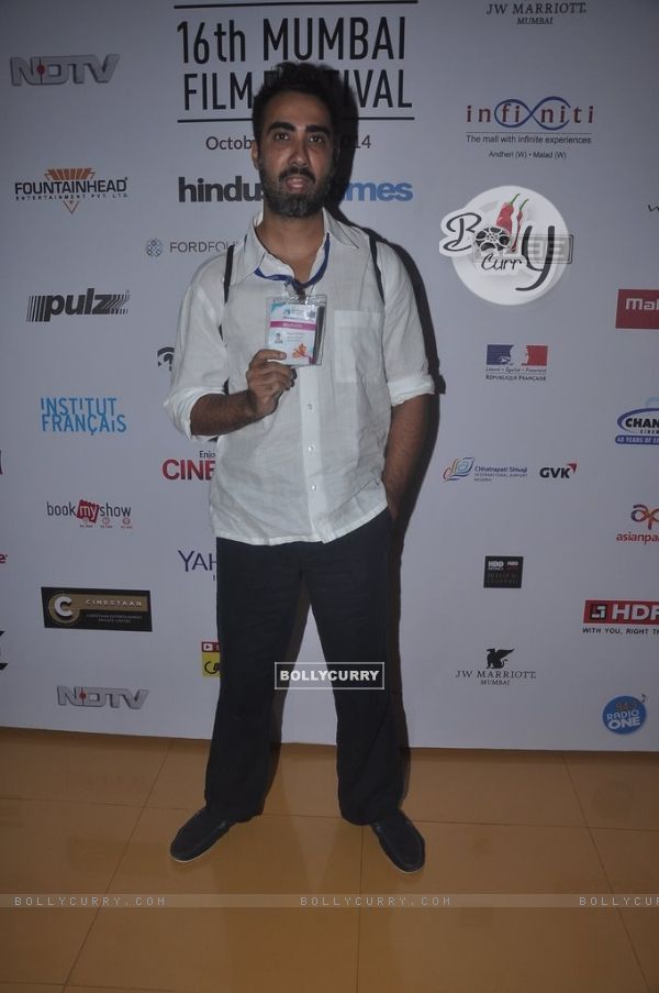 Ranvir Shorey poses for the media at the 16th MAMI Film Festival Day 5