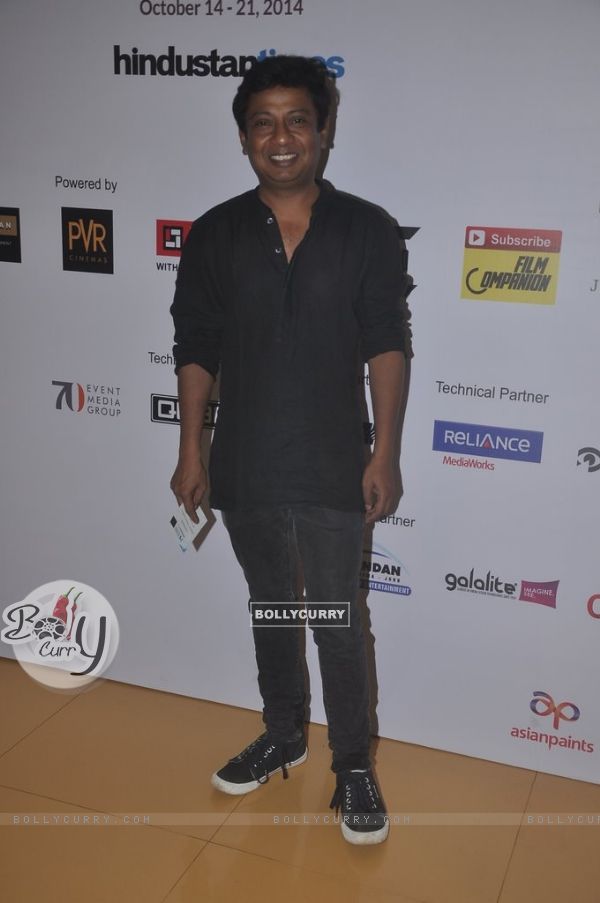Onir poses for the media at the 16th MAMI Film Festival Day 5