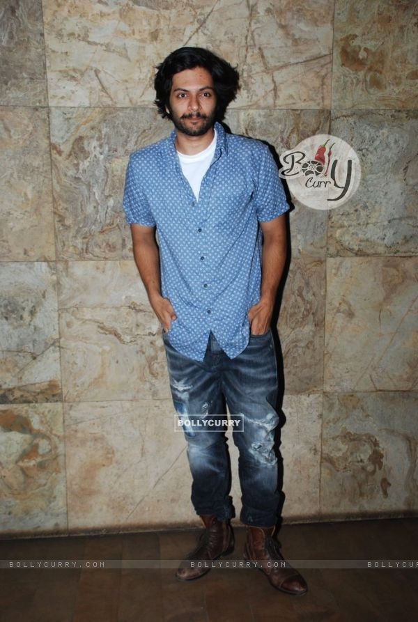 Ali Fazal poses for the media at the Special Screening of Fury