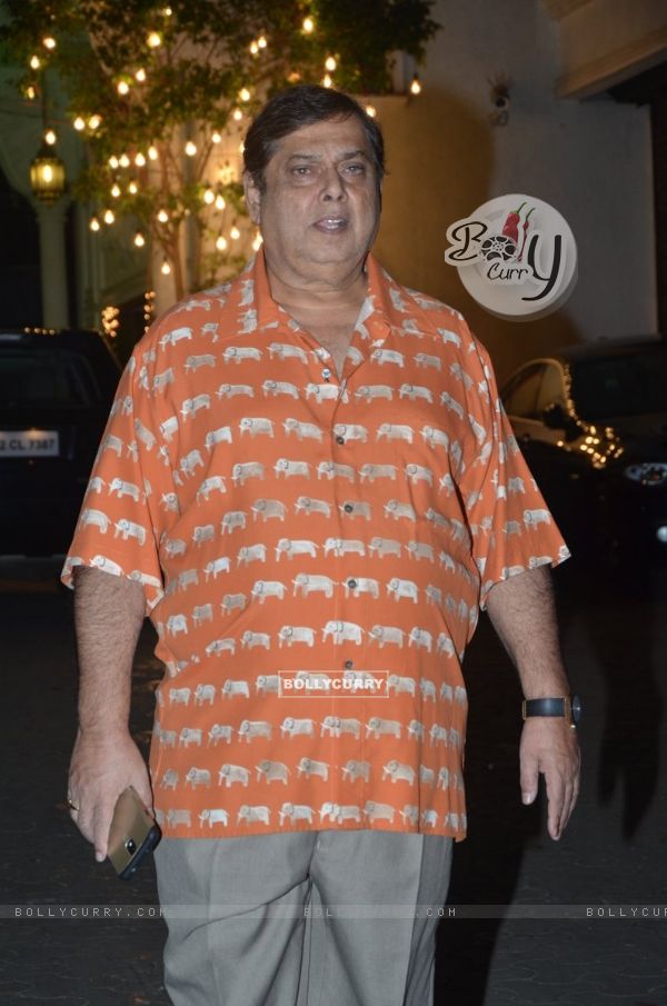 David Dhawan poses for the media at Shilpa Shetty Diwali Bash