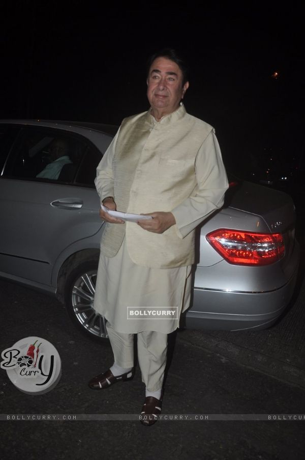 Randhir Kapoor at Ekta Kapoor's Diwali Party
