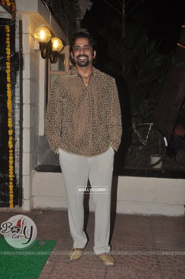 Anuj Saxena was seen at Ekta Kapoor's Diwali Party