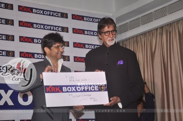 Amitabh Bachchan inaugurates KKR's Box Office Website