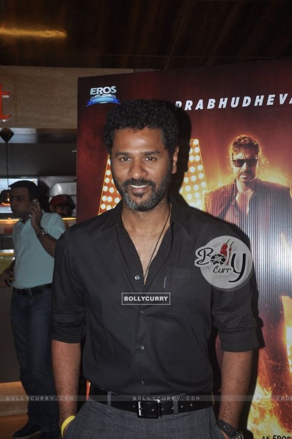 Prabhu Deva poses for the media at the Song Launch of Action Jackson (342744)