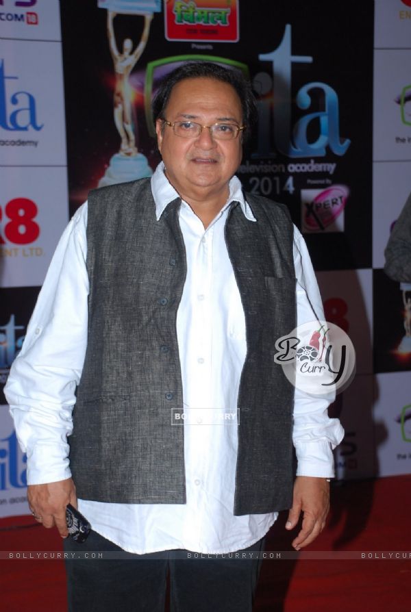 Rakesh Bedi was seen at the ITA Awards 2014