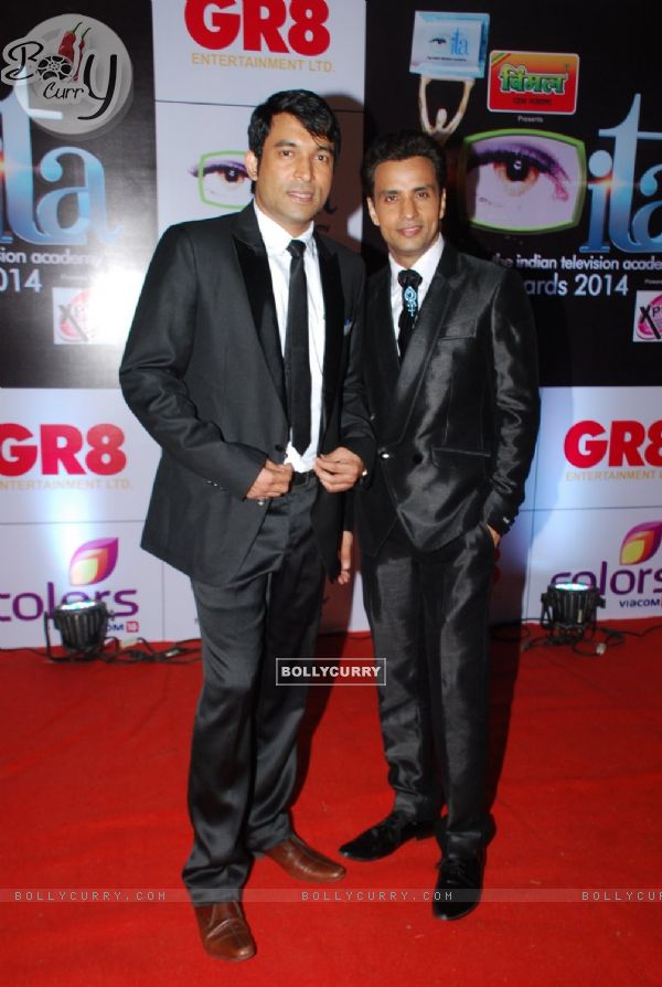 Chandan Parbhakar & Rajiv Thakur were at the ITA Awards 2014