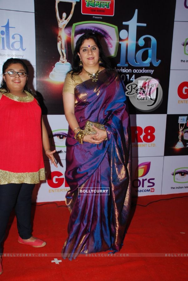 Alka Kaushal was at the ITA Awards 2014