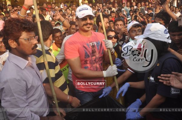 Vivek Oberoi at CPAA Cleanliness Drive