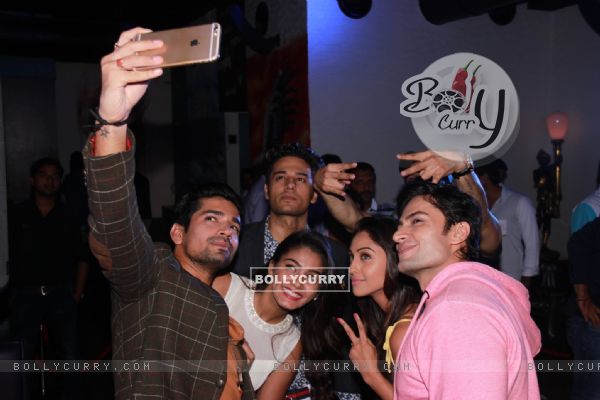 Selfie Time at the Launch of BCL Team Mumbai Warriors