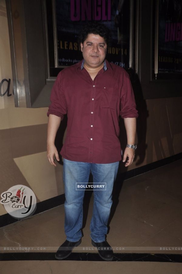 Sajid Khan poses for the media at the Premier of The Shaukeens