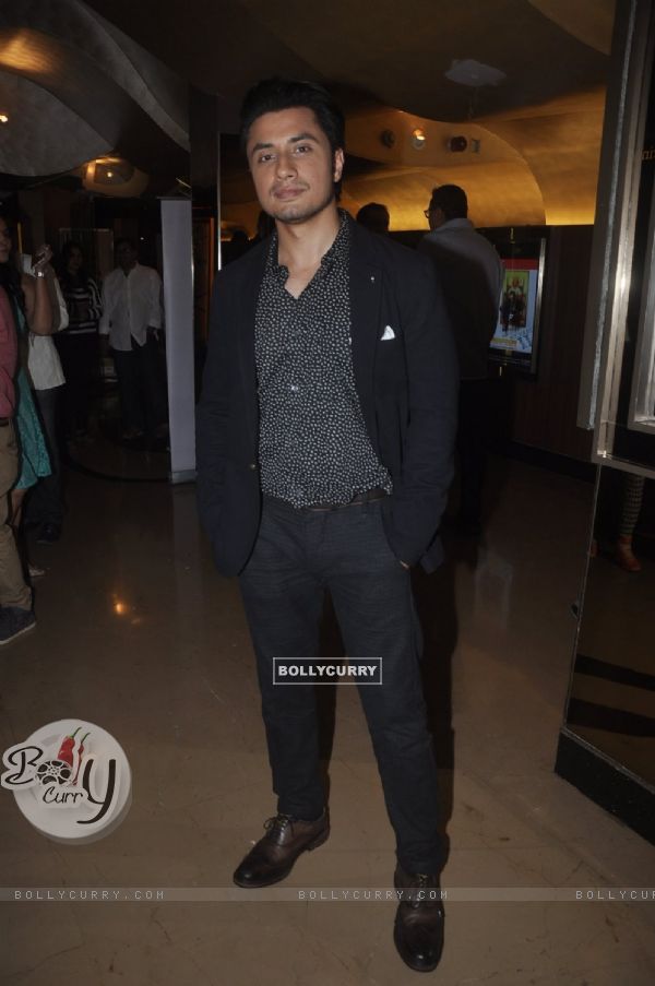 Ali Zafar poses for the media at the Premier of The Shaukeens