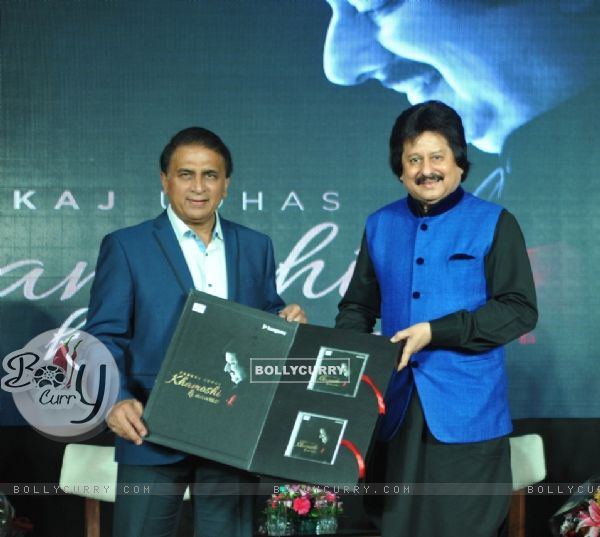 Sunil Gavaskar and Pankaj Udhas Launch the Album 'Khamoshi Ki Aawaz'