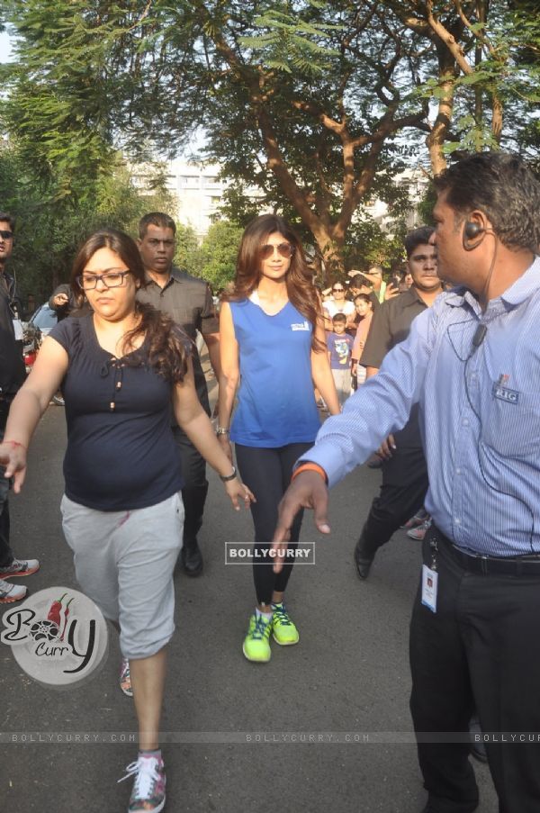 Shilpa Shetty was at Max Bupa Walk For Health
