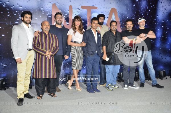 Celebs pose for the media at the Launch of Vikram Phadnis's New Film 'Nia'