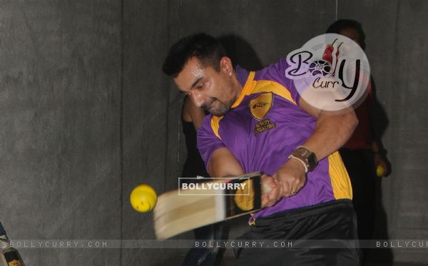Ajaz Khan was at BCL Team Rowdy Banglore's Practice Sessions