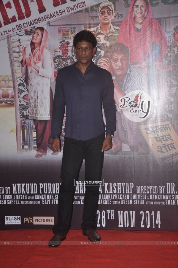Adil Hussain poses for the media at the Launch of the Film Zed Plus